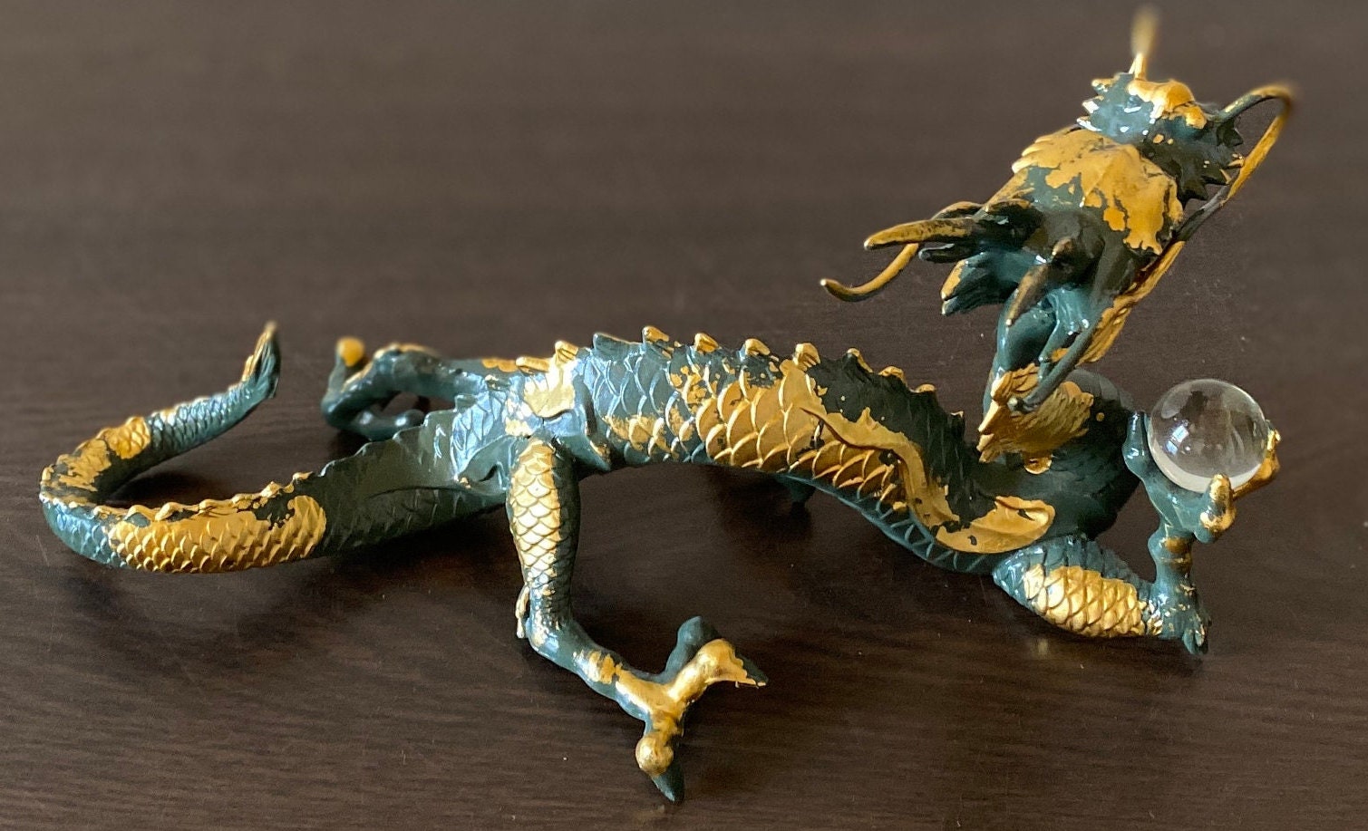 Dragon Ryu Ornaments Japanese Traditional Craft Sei-ryu Blue