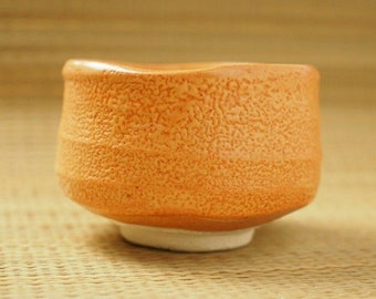 Details about   Matcha Chawan Japanese green Tea Bowl Mino yaki ware Nazumi Shino Style 