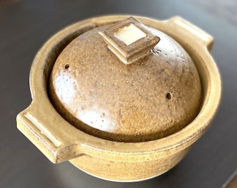 Olla arrocera de cerámica Shigaraki yaki DONABE, olla de barro japonesa, 3 unidades, regalo de Japón, envío US DDP