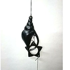 Furin Wind Chime Bell Nanbu Cast Iron Handcraft Conch shell Made in Japan