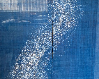 Kyoto Noren Door curtain Tapestry Roketsu Dye Milky Way 86x150 Japan