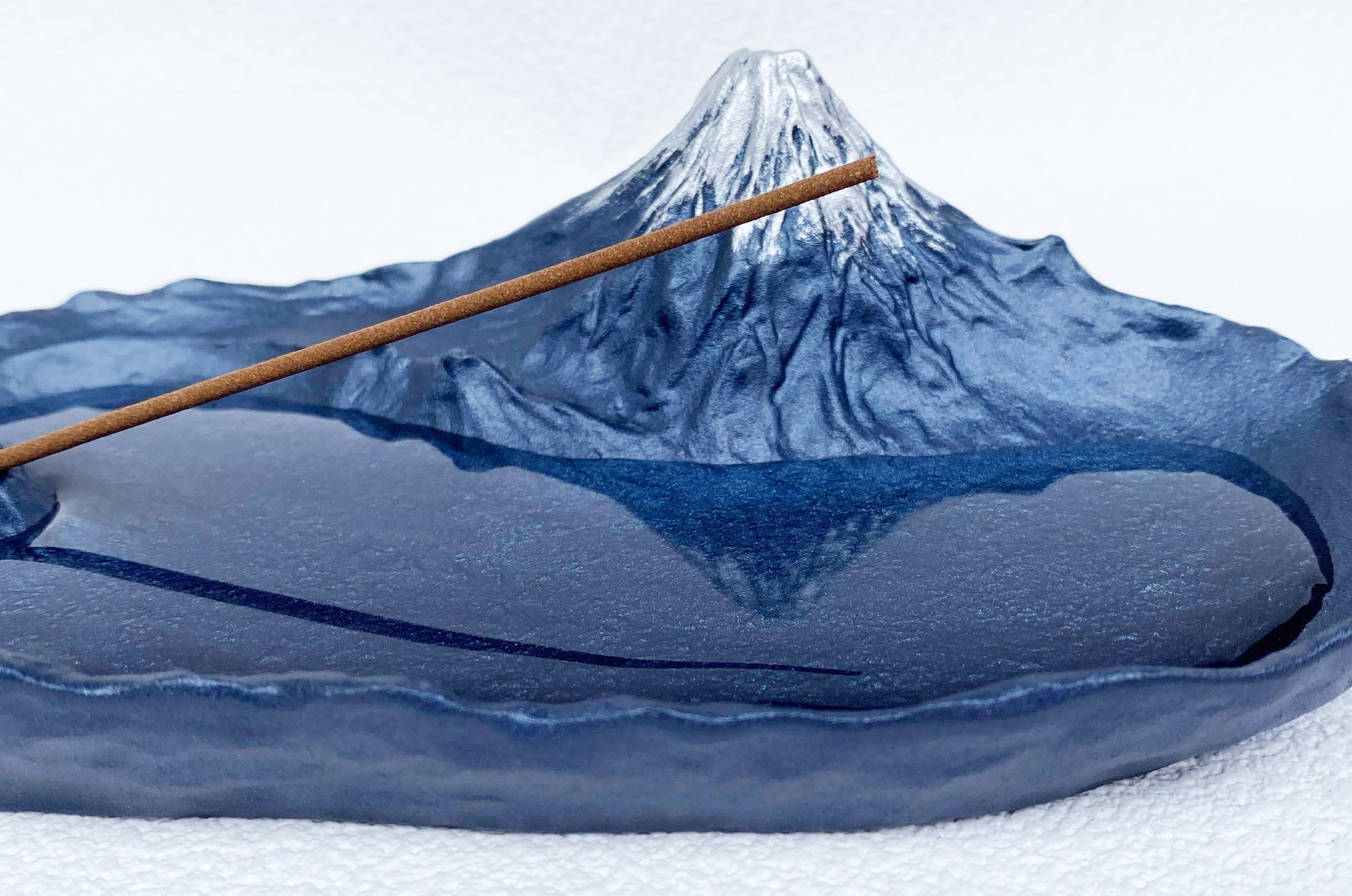 Incense Stand Reflection of Mt. Fuji Aluminum Japan Takaoka Metal