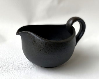 Yuzamashi Japanese water pot Tokoname yaki ware Ceramic Gyokko Back handle 290ml