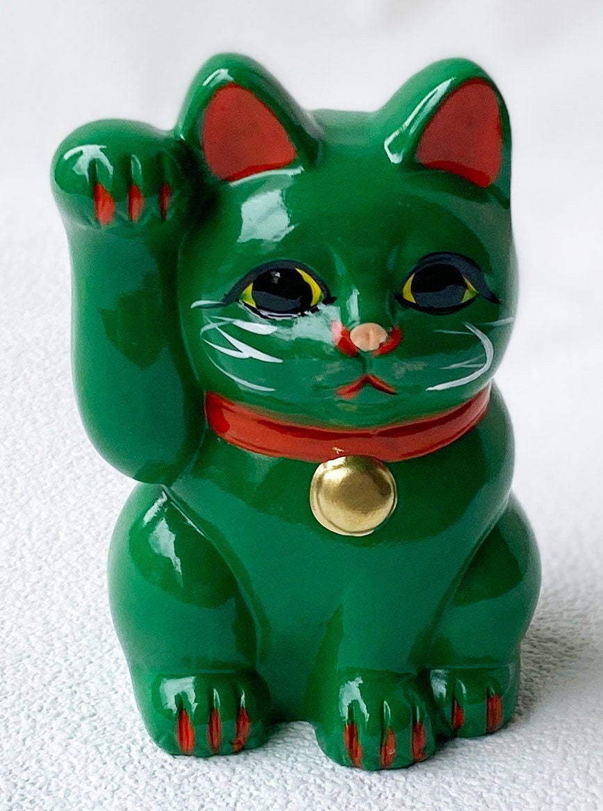 MANEKI NEKO Coinbank Japanese Lucky Cat TOKONAME Yaki Right