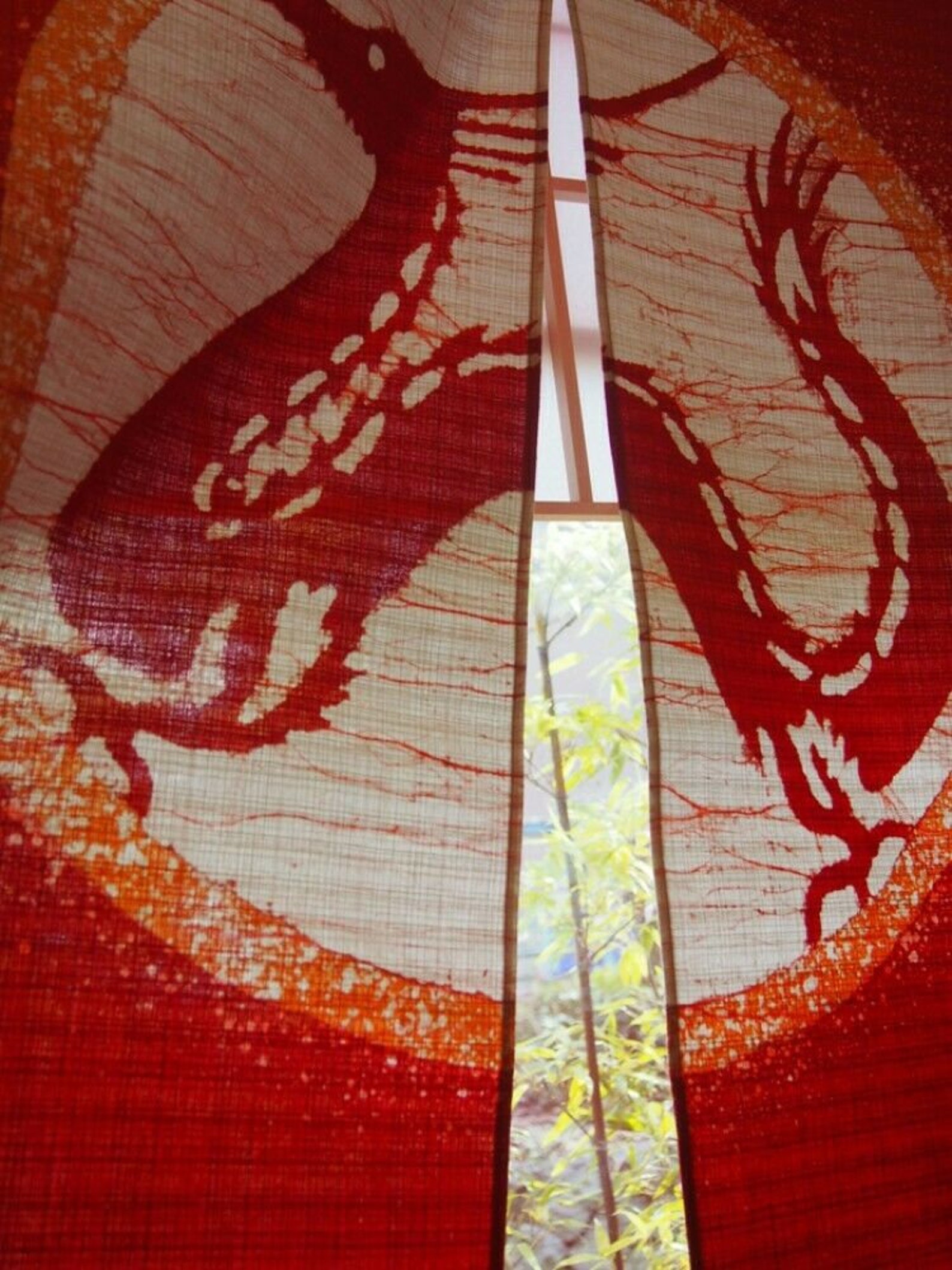 Japanese Ryu Pattern Kyoto Ryu Dragon Pattern Noren Door Curtain Roketsu Dye Batik - Etsy
