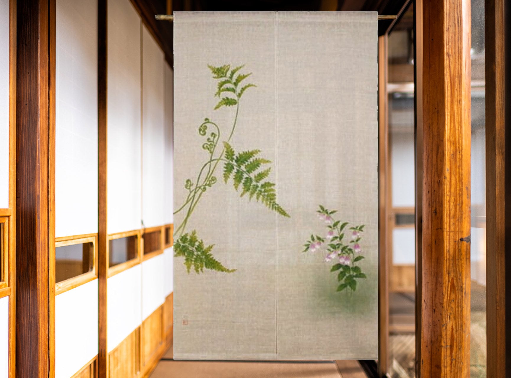 さえら ヒスクローネ ノレン hischrone noren curtain さえら ヒスクローネ ノレン hischrone noren curtain Noren