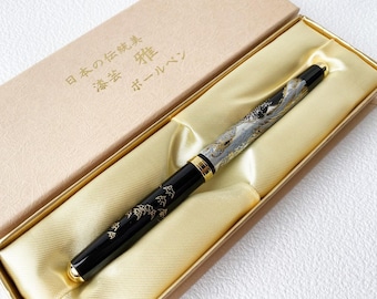 Maki-e Urushi Lacquer Makie Ballpoint Pen Yamanaka lacquerware Wave Japan , US DDP