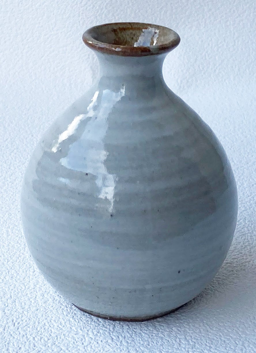 工芸品 Flower base Sake bottle Karatsu-yaki Arita Yaki Porcelain Sake Cup Bottle Set Guinomi Tokkuri