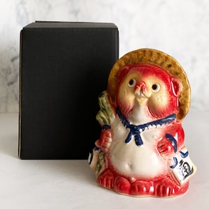 Tanuki Shigaraki yaki ware Chinese Racoon Dog Neo Tanuki Red Figure Japan