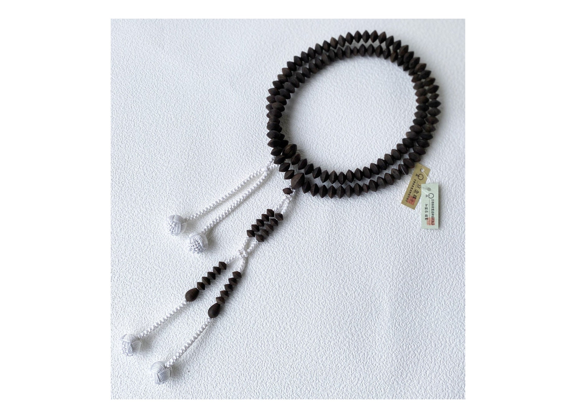 Shingon Buddhist Rosary Mala Juzu Prayer Beads Japan Kyoto