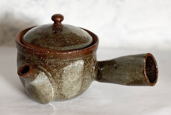 Kyusu Shigaraki yaki Japanese Tea pot Tsuchinone Handcraft Made in japan , US DDP