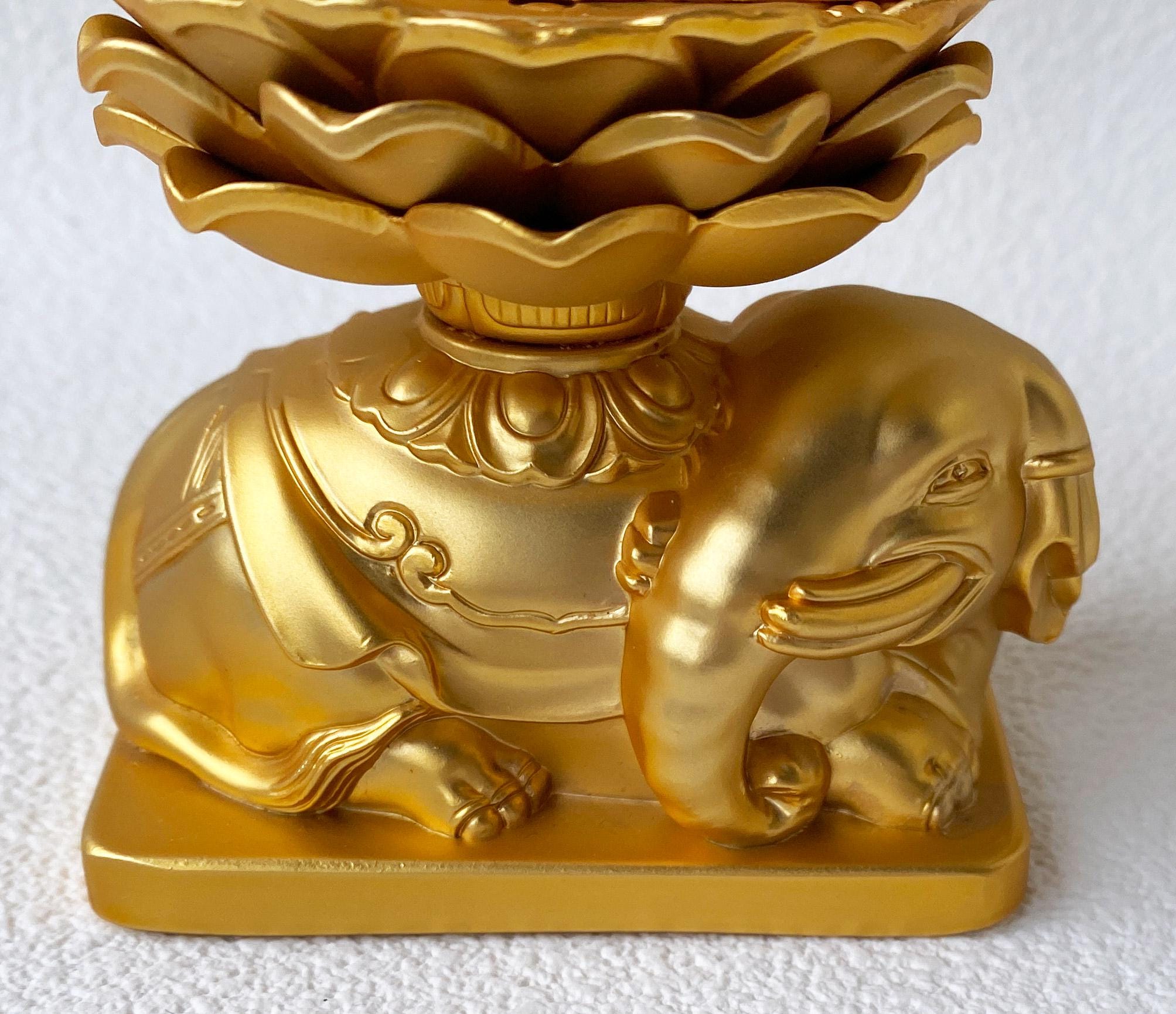 最高級ブッダ像 Ｆinest Buddha Statue,Gold Ｐlated Fugen Bosatsu Samantabhadra Japanese Buddha Statue Gold Plating