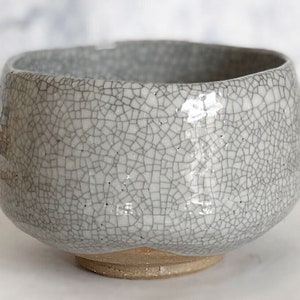 Chawan Matcha Bol à thé japonais Mino yaki poterie Black Kannyu Fabriqué au Japon