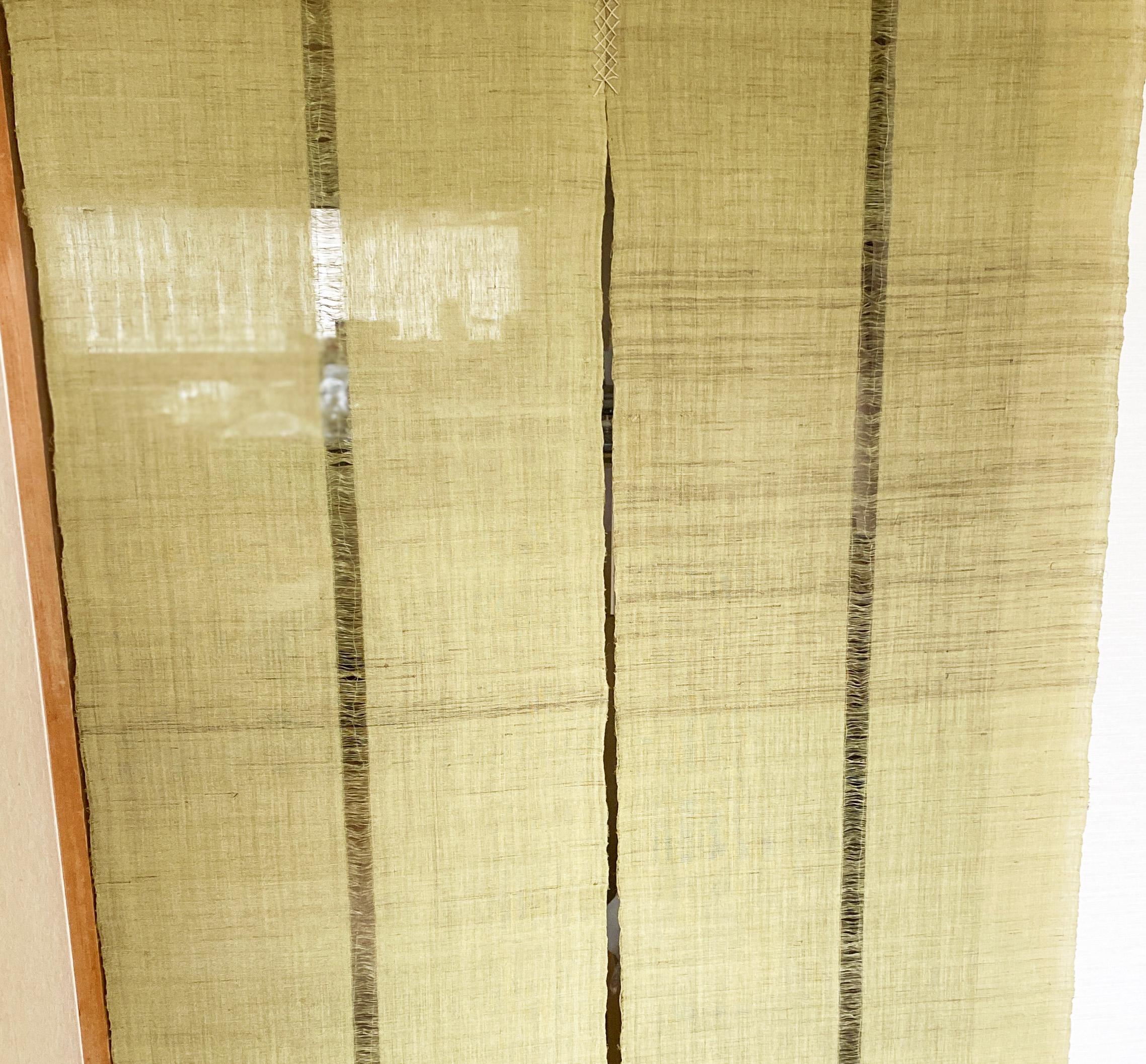 Linen Noren Japanese Door Curtain Handcraft Rapeseed Colof IONO