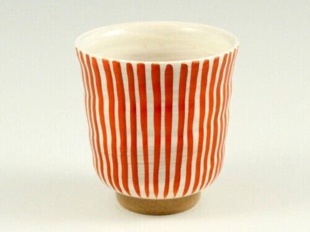 Arita Yaki Porcelain Japanese Green Tea Cup Yunomi Kohiki Etsy