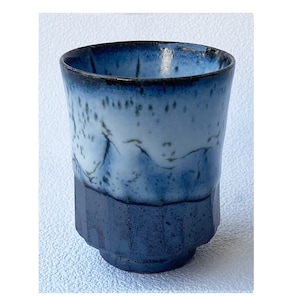 Yunomi Kyo Kiyomizu yaki ware Japanese tea cup L japan White kairagi Japan