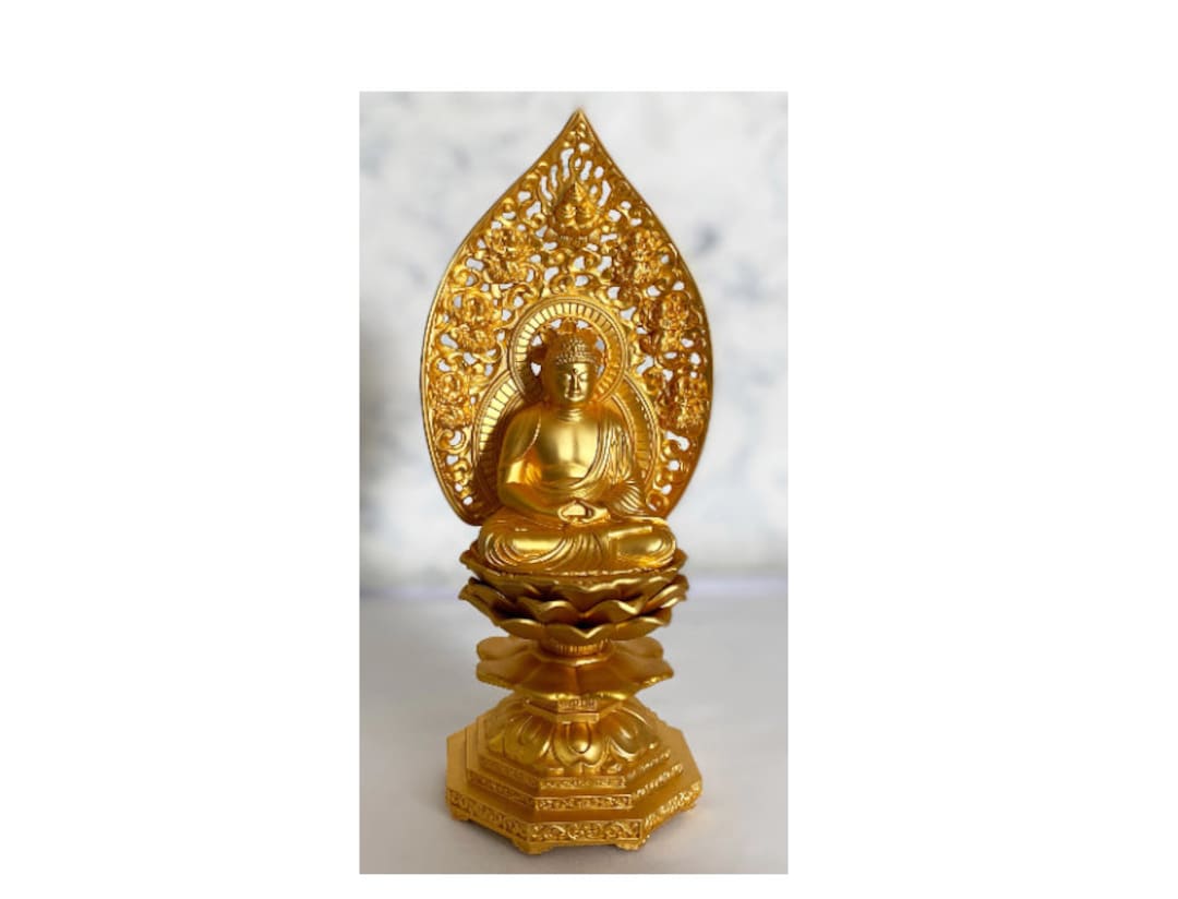 Shaka Nyorai Shakyamuni Japanese Buddha Statue Takaoka Japan - Etsy