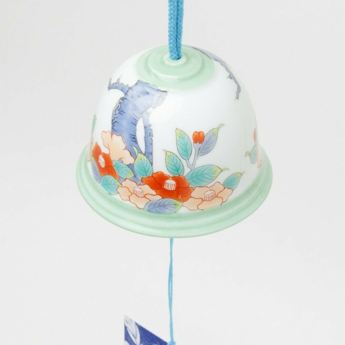 Furin Wind Bell Chime Arita yaki porcelain KoImari Nabeshima Etsy