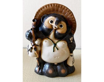 信楽焼 たぬき 鬼たぬき - Etsy 日本