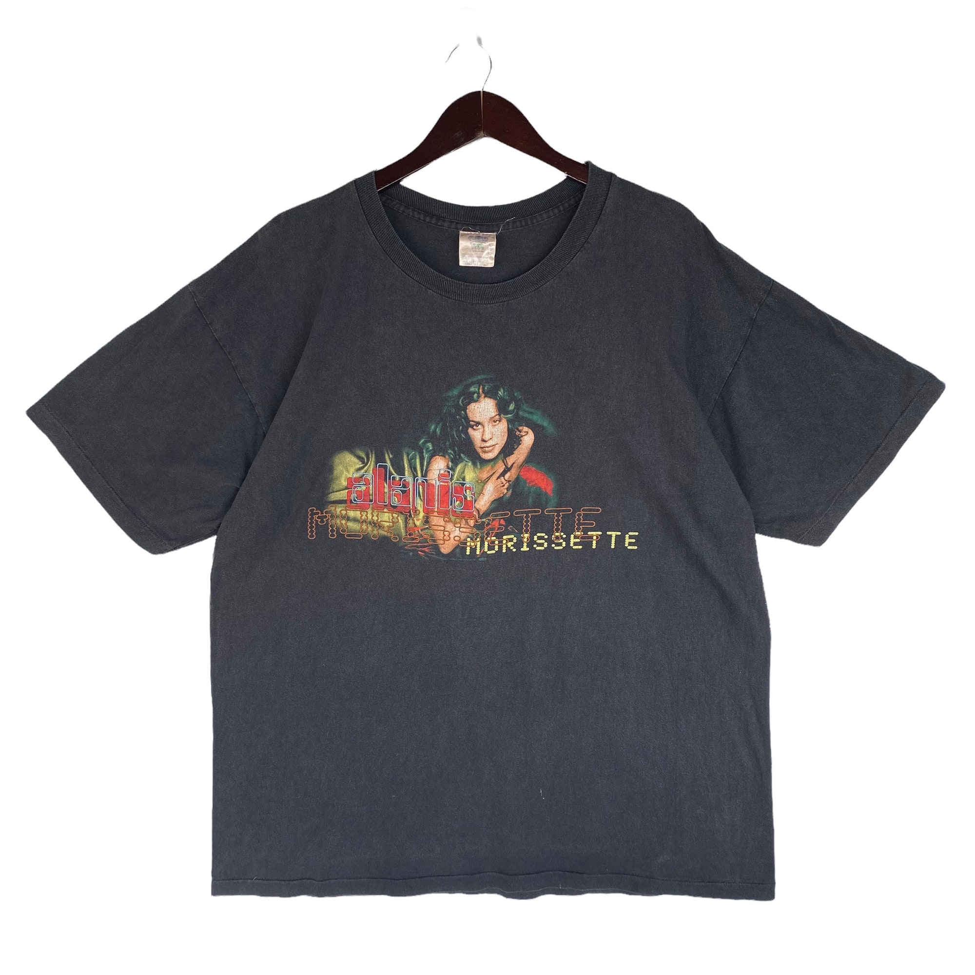 VINTAGE 90s Alanis Morissette Alternative Rock Singer, Songwriter Pop Rock Promo Can't Not Tour Concert 1998 T-Shirt
