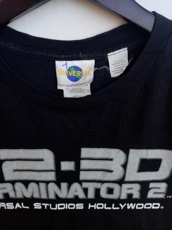 TERMINATOR 2 3D universal studios hollywood tee s… - image 2