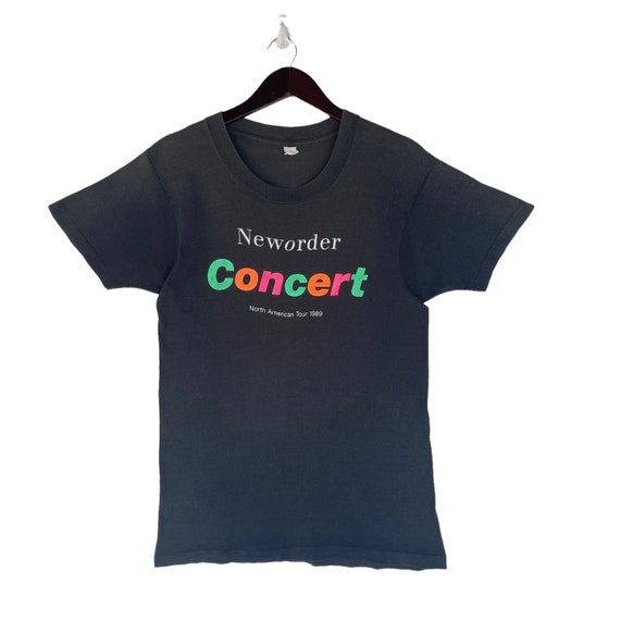 VINTAGE 1989 NEW ORDER New Wave Band Concert American Tour Shirt