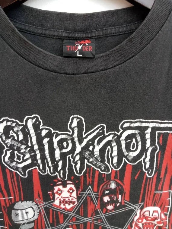 SLIPKNOT FIRST ALBUM VINTERGE Tシャツ SLIPKNOT スリップノット Tシャツ バンドTシャツ ブラック Debut Album