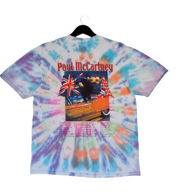 Vintage PAUL McCARTNEY tie dye The Beatles tee Sh… - image 2