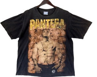 VINTAGE PANTERA fullprint Phil Anselmo / American heavy metal rare promo tour concert allover tee t-shirt