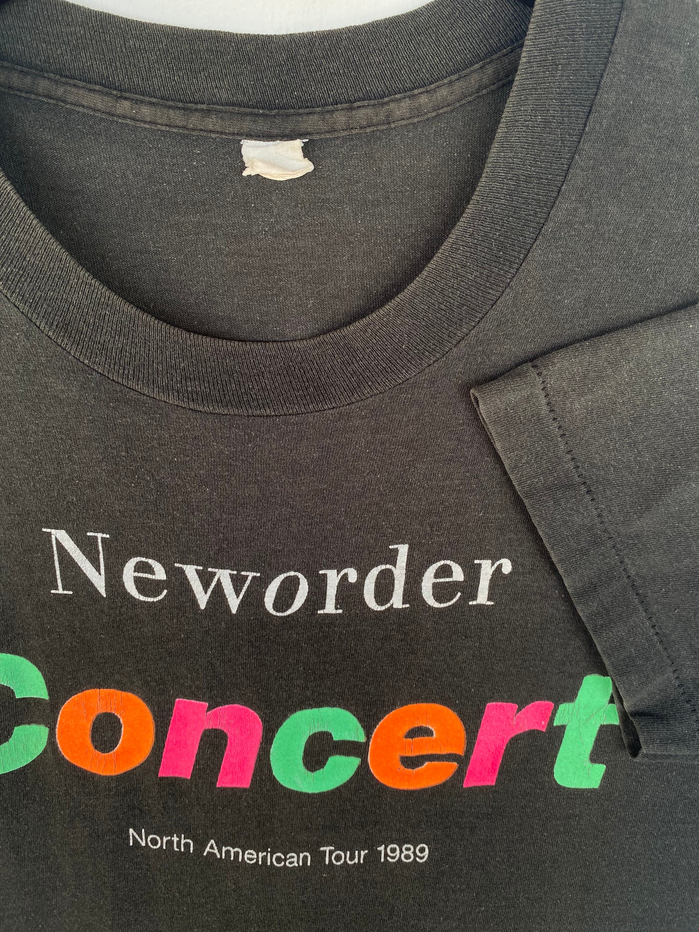 VINTAGE 1989 NEW ORDER New Wave Band Concert American Tour VINTAGE 1989 NEW ORDER New Wave Band Concert American Tour