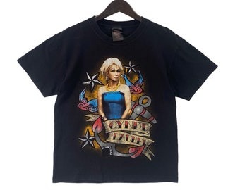 シンディローパー　レアなTシャツ ラージサイズ シンディローパー レアなTシャツ ラージサイズ - メルカリ