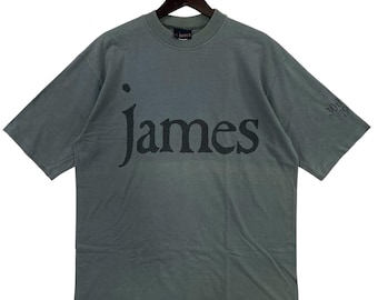 Camiseta vintage de la gira de James Band de los 90, camiseta de Britpop del Reino Unido, Carlisle 1991