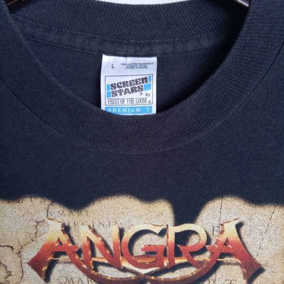 VINTAGE 90s ANGRA Longsleeve Brazilian metal band… - image 4