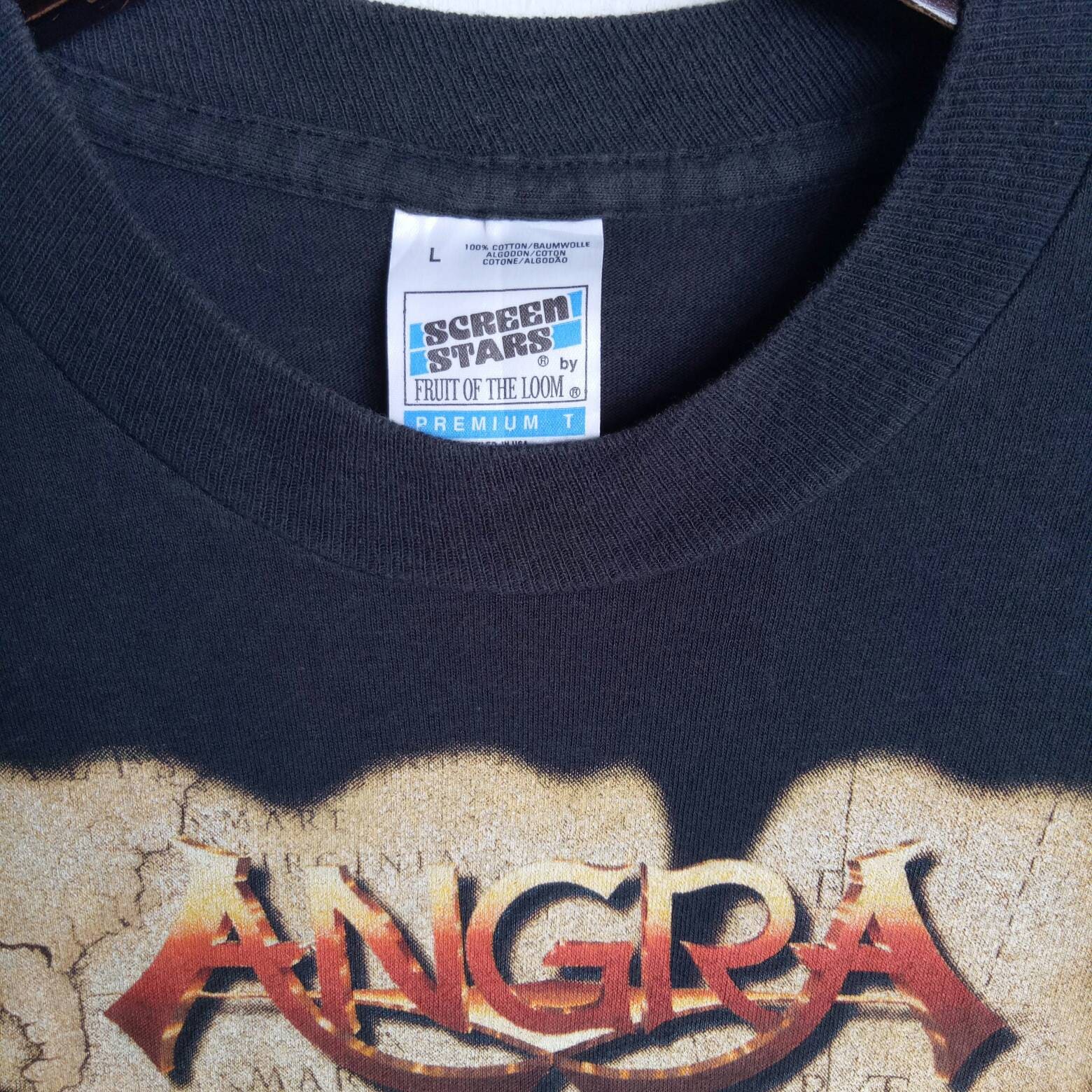 Vintage 90s Angra Longsleeve T-shirt: 1996 Holy World Tour - Etsy