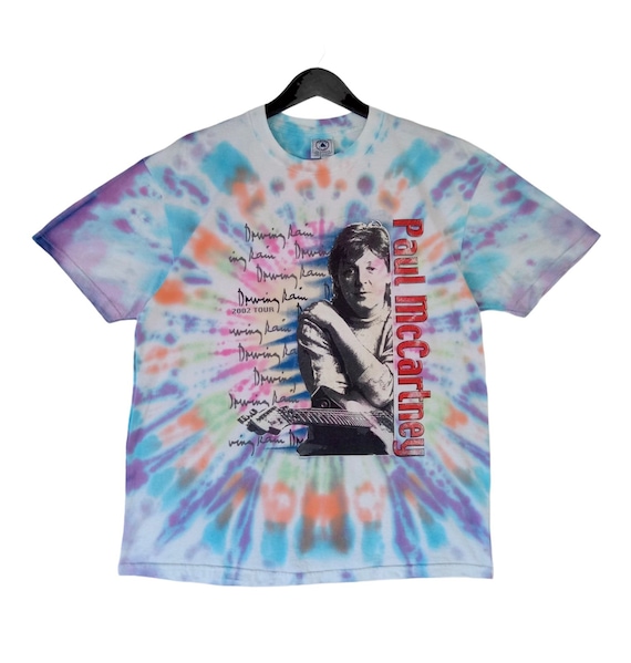 Vintage PAUL McCARTNEY tie dye The Beatles tee Sh… - image 1