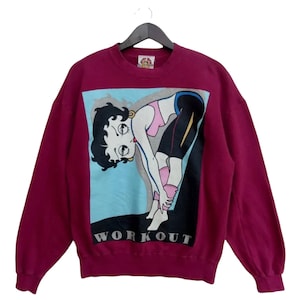 VINTAGE PRO-KEDS Sweater Big Logo Spell Out Hip Hop Rap