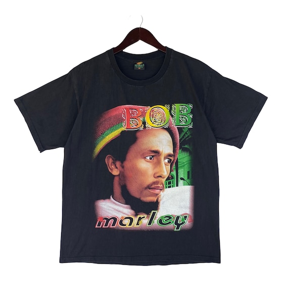VINTAGE BOB MARLEY reggae ska chanteur rare tee-shirt Jamaïque - Etsy France