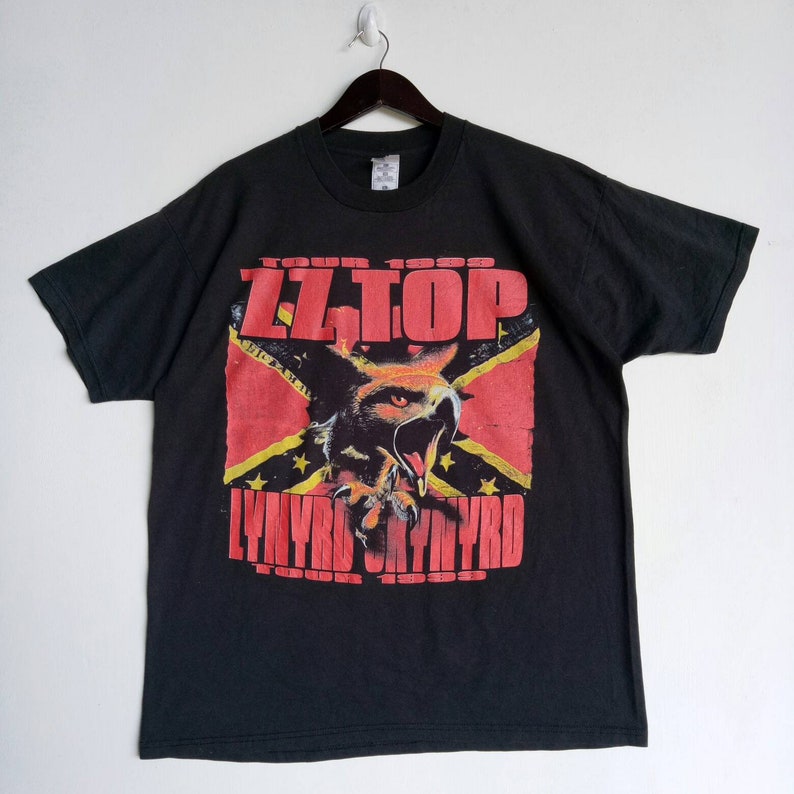 VINTAGE 90s ZZ Top and Lynyrd Skynyrd / 2 American rock band | Etsy