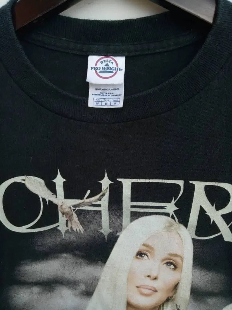 大人気 CHER VINTAGE American Etsy - Shirt 2002 Tour Farewell Singer Pop トップス