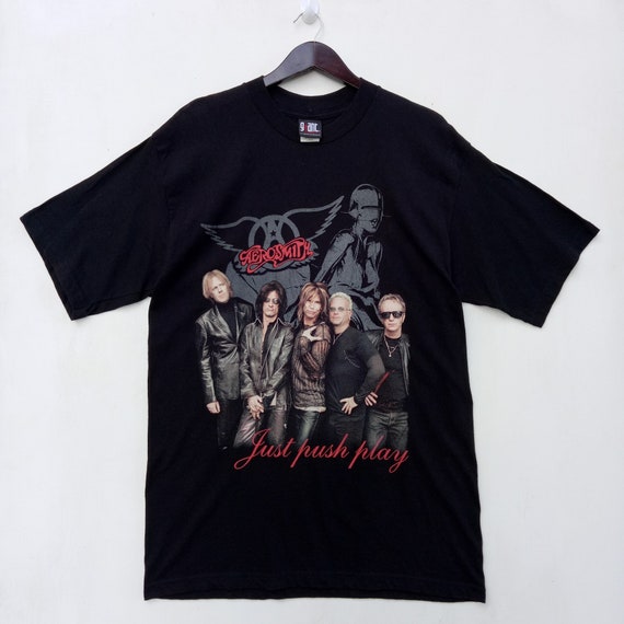 aerosmith just push play t shirt