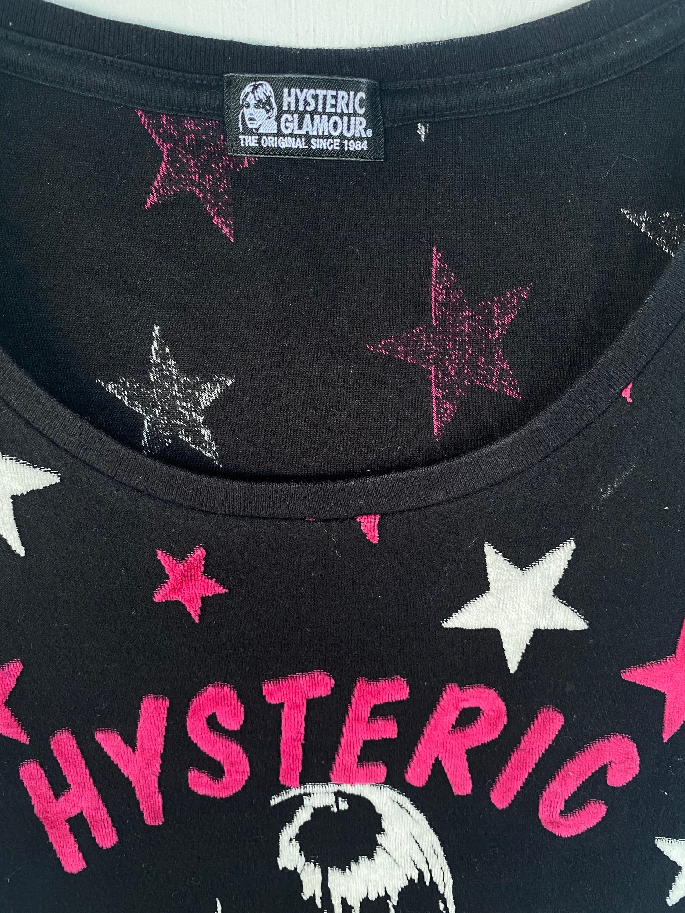 HYSTERIC GLAMOUR Superfuzz 75 Velvet Font Japan Tee Shirt - Etsy