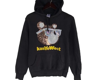 KANYE WEST x Takashi Murakami bestickte Rapper Hoodies