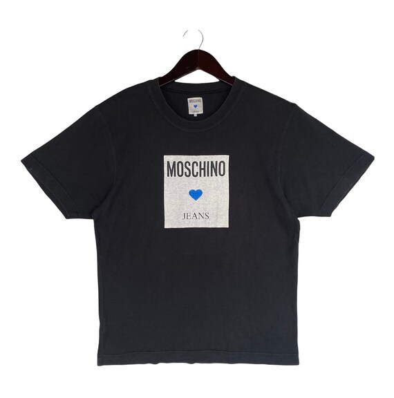 MOSCHINO Jeans Brand Love Tee Shirt - Etsy