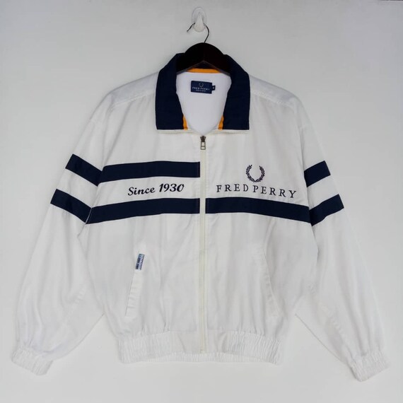 VINTAGE FRED PERRY Sweater embroidered streetwear
