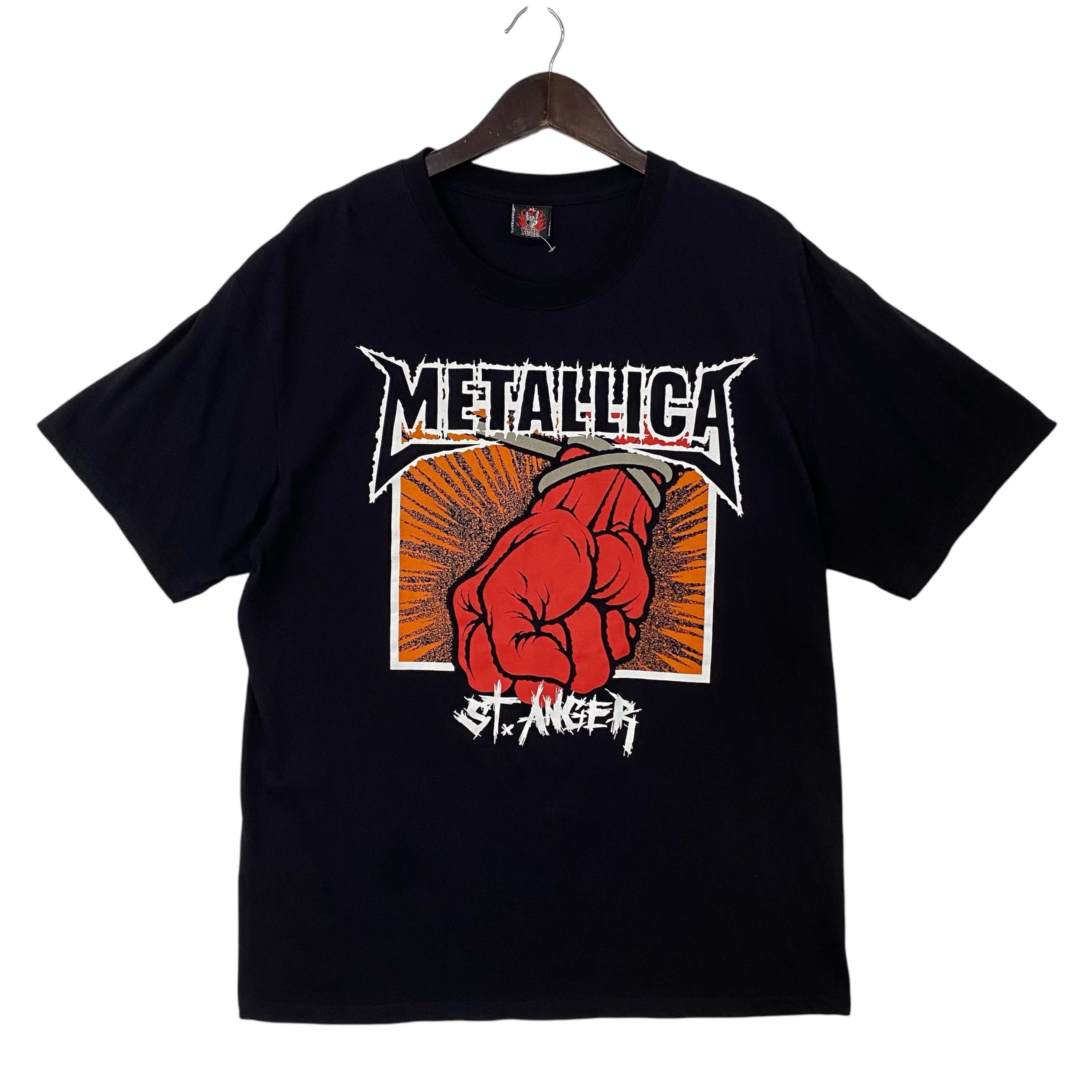 LLICA ST. ANGER Tシャツ vintage pushead METALLICA St.anger Album American Heavy Metal Band Tour Rare