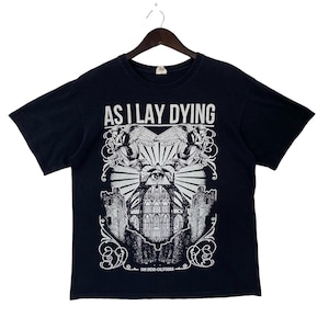 VINTAGE As I Lay Dying metalcore band tour tee shirt