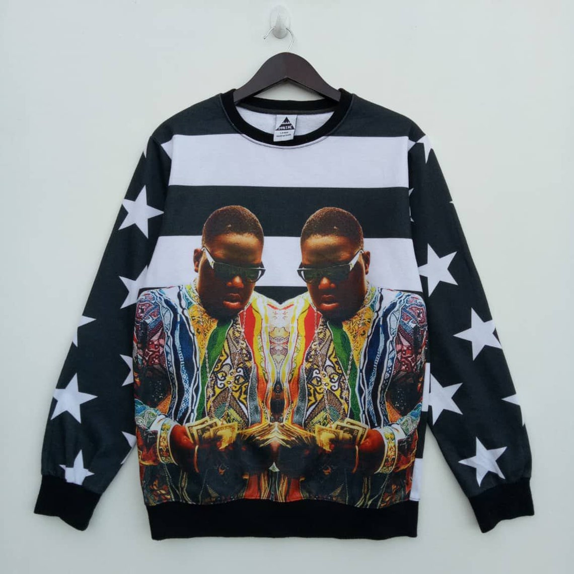 BIGGIE Notorious Sudadera grande suéter rap hip hop Etsy BIGGIE Notorious Sudadera grande suéter rap hip hop Etsy