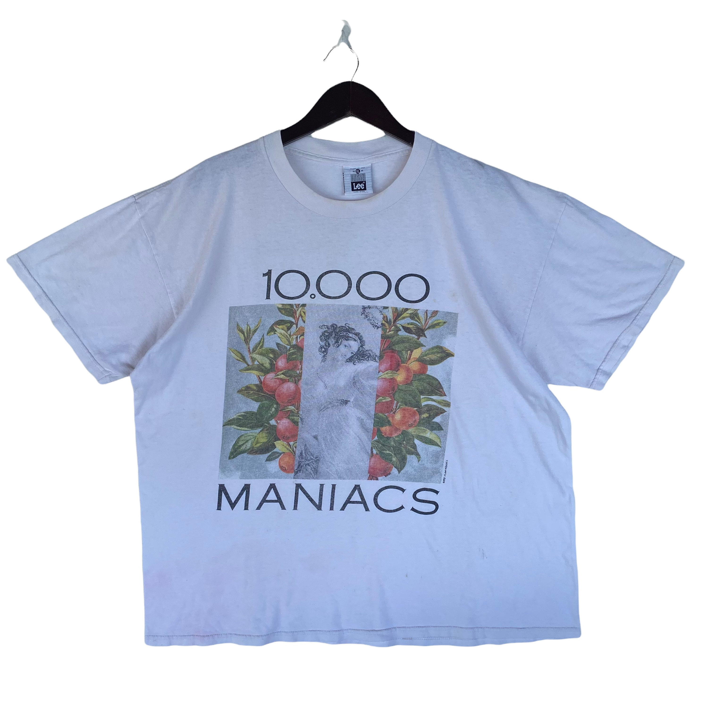 VINTAGE 90s 10,000 MANIACS Alternative rock band rare tee shirt