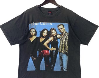 VINTAGE THE CORRS Irish band pop rock promo tour concert 2001 rare tee t-shirt