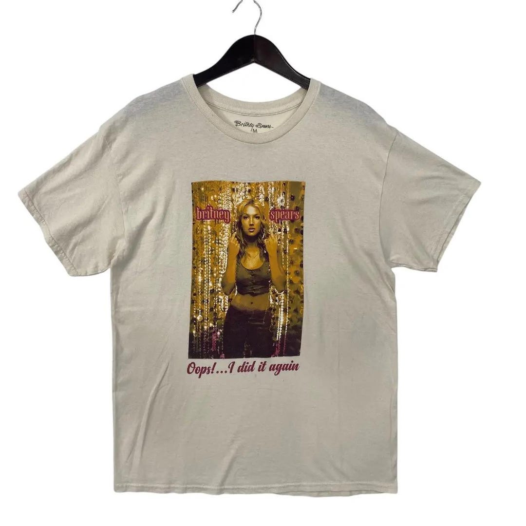 BRITNEY SPEARS Pop Solo Singer Oops I Did It Again Album Tour Tee Shirt ...